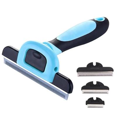 China Dogs Deshedding Tool Massage Comb Pet Grooming Slicker Brush OG Comb Pet Grooming Brush for sale