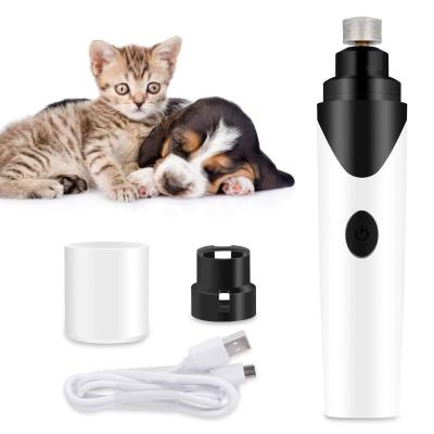 China Stocked Rechargeable Electric Grooming Kit Dog Cat Nail Grinder for sale