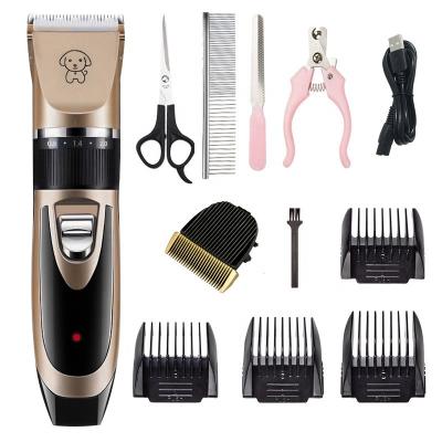 China DOKA Stored Low Noise Rechargeable Dog Shaver Clippers Pet Grooming Clippers Trimmer For Dogs for sale