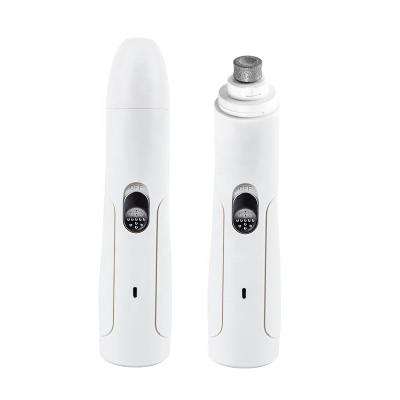 China Sustainable 2-Speed ​​Pet Electric Rechargeable Nail Grinder Painless Paws Grooming Nail Trimmer for sale