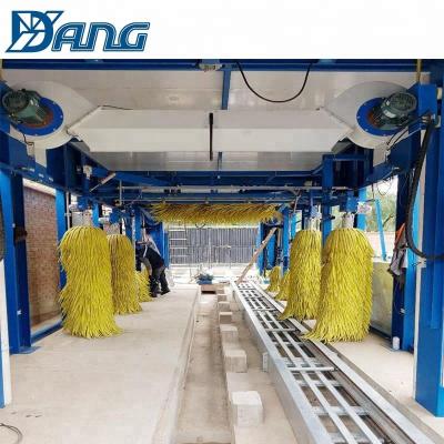 China Foam / Wax / Drying Automatic Tunnel Car Wash Price Green Porcelain for sale