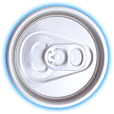 China Non Spill 202 DRUNKS Aluminum Open End Round Shape Large Easy Open End For Food Drink Packaging for sale