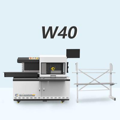 China W40 Edge Channel Letter Bending Machine For Square Letter Advertising Signs for sale