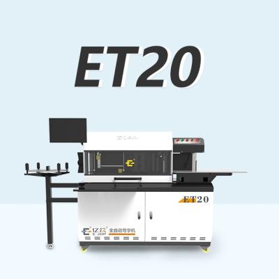 China ET20 200MM Front and Back Slotting Trimcap Edged Aluminum Channelume Stainless Steel Channel Letter Bending Machine for sale