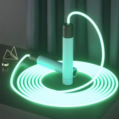 China TPU Adjustable Jumping Custom Kids Jump Rope Cheap Glowing Luminous Kindergarten for sale