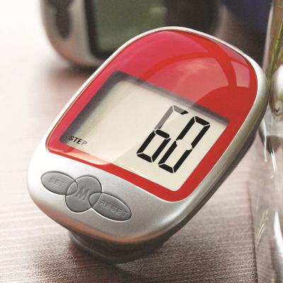 China Running Pedometer Running Fitness Counter Calorie Display Large Unisex Pedometer for sale