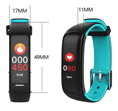 China Intelligent Rate Blood Pressure Movement GPS Navigation Color Screen Heart Bracelet New Large Counting Watch Mileage Timing Charging Pacer for sale