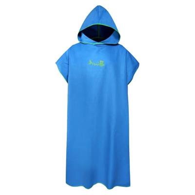 China Viable Adult Hooded Microfiber Surfing Cloak Custom Beach Pool Robe Robe Surfing Towel for sale