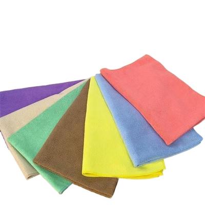 China 40*40cm Viable Wholesale Customized Polishing High Quality Microfiber Cloth Car Cleaning Towels Quick Dry Car Towels for sale