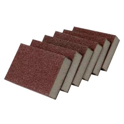 China Factory Direct Selling Kitchen Cleaning Sponge Emery Viable Powerful Decontamination Derusting Sponge Abrasive Cleaning Cloth for sale