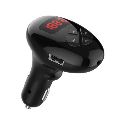 China Multi-functional WIRELESS AUX support CAR FM CHARGER factory USB car mp3 player wireless audio. 1-64G TF supply for sale