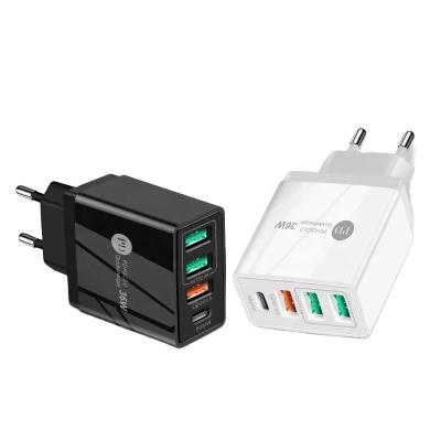 China Fast Charging 3USB+1PD Pd20W+2.4Adual Multi-port Usb Mobile Phone Chargers Head for sale