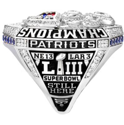 China Latest Design Latest NFL Ring 2018 New England Patriots Championship Ring Men NFL Champions Ring for sale