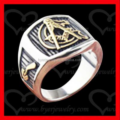 China Stainless Steel Ring Jewelry Masonic Seal Ring Made Of Stainless Steel for sale