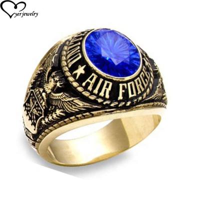 China 2019 Military Anti-allergy Ring New United State Air Force Military Ring For United States Army for sale