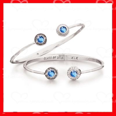 China Hot Sale Brooch Silver Wholesale Bangle Jewelry Hot Sale Custom Your Own Memory for sale