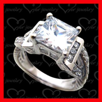 China TUNGSTEN Fashion Wedding Ring Engagement Ring With Diamond And Words Engraving for sale