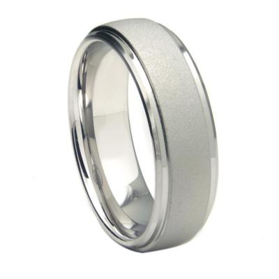 China TUNGSTEN Tungsten Carbide Ring 8Mm Comfort Fit Wedding Band for sale