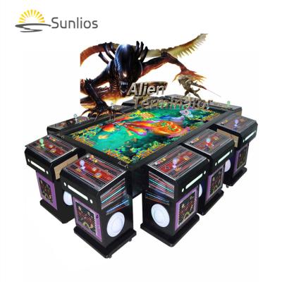 China Metal + Acrylic / Customize 8 Players Fishing Game Machine Fish Equipment Amusement Park Equipment Indoor Entertainment for sale