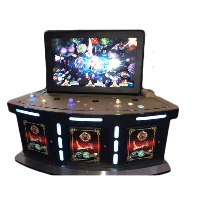 China Custom designed monitor hidden inside fun game console arcade fish cabinet table game internal machine D 173* W 80*H 145 cm for sale