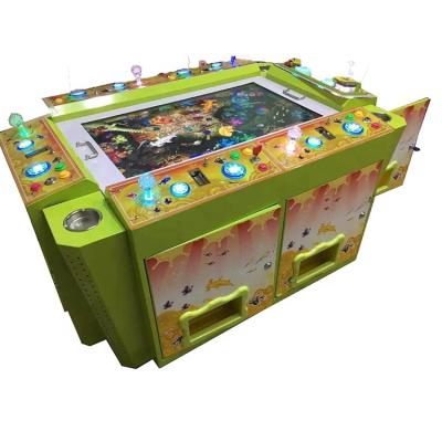 China Metal Mini Fishing Game Table Lottery Machine 6 Players Coin Operated Fish Hunter Shooting Gambling For Adult for sale