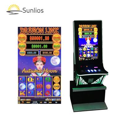 China Dragon Link Software Newest Autumn Metal Moon 23 Touch Screen 6 Slot Game Machine Dual Cabinet for sale