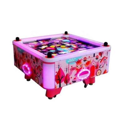 China Hardware Entertainment Center Table Coin Operated Square Air Hockey Game Machine for sale