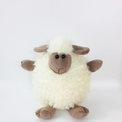 China Fasion & Cute Stuffed and Plush Animal White Sheep Toys Wholesale Promotional Plush Stuffed Sheep Toy for sale