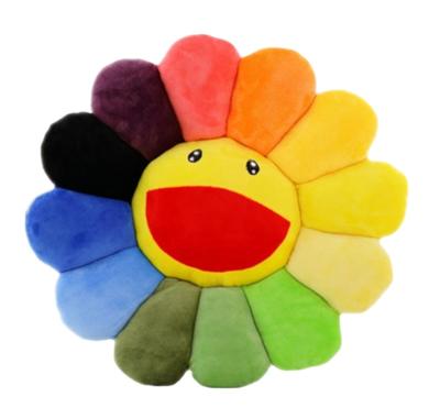 China High Quality Viable Soft Stuffed Toy 18 Inch Sunflower Plush Soft Cushion Flower Pillow for sale