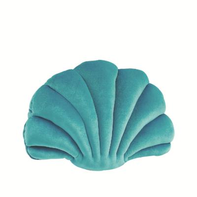 China Popular Super Soft Plush Shell Shape Plush Cushion Cuddle Pillow Stuffed Shell Cushion For Nap for sale