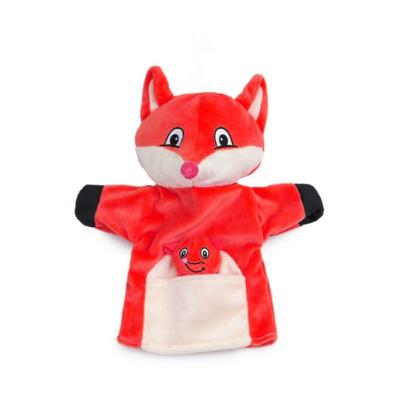 China Environmental Factory Custom Large Size Plush Hand Puppet For Kids Toys Soft Plush Hand And Finger Puppet Sets for sale