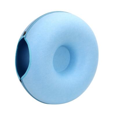 China Removable Blanket Detachable Cat Tunnel Bed Shelter Cave Cave Pet Interactive Felt Toy Felt Cat Tunnel Tubes Bed for sale