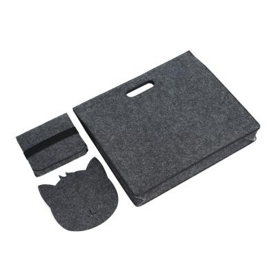 China Lightweight Lightweight Envelope Clutch Laptop Sleeve Felt Computer Cover Laptop Case Felt Notebook Liner Bag for sale