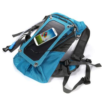 China With USB Solar Backpack Bag With USB Charger 7w Solar Panel Te koop