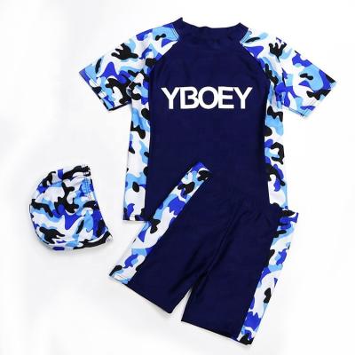 China Breathable Kids Swimwear Boys Split Swim Trunks Suit Boys Plus Size Swimwear Sunscreen Swimwear For Boys for sale