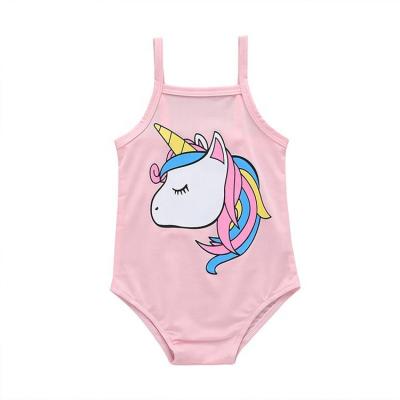 China Wholesale Breathable Infant One Piece Swimwear Cartoon Printed Swimsuit For Babies for sale