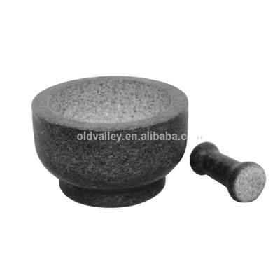 China Large Sustainable Granite Mortar And Pestle / Pestle And Mortar For Granite for sale