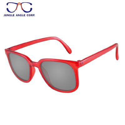 China Fashion UV400 Large Frame Custom Logo UV400 Kids Sunglasses for sale