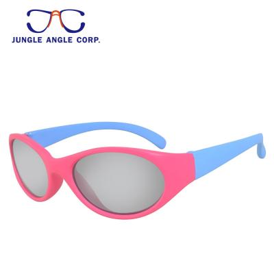 China UV400 Taiwan Made OEM Flexible Silicon Rubber Kids Sunglasses for sale