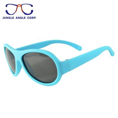 China 400 OEM CE UV400 Kids UV Flexible Rubber Custom Sunglasses for sale