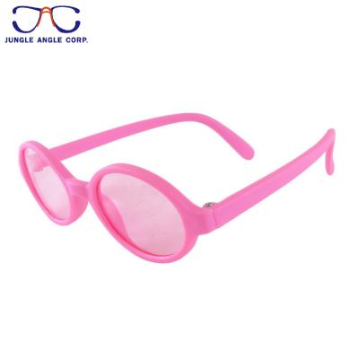 China OEM Design UV400 Round Fashion Kids Small Pink Sunglasses for sale