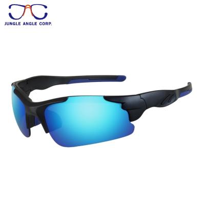 China Clean Sleek Design UV400 Custom Brand OEM Sports Sunglasses for sale