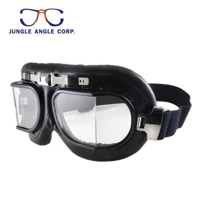 China Retro UV400 Comfortable Vintage Motorcycle Anti-Fog Goggles for sale