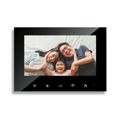 China High Definition Indoor Video Intercom Monitor Video Door Entry System 7 Inch Hd Door Phone Intercom System For Home Security for sale