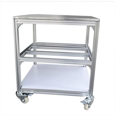 China New industrial electric good prices high quality work table made from aluminum profile for sale