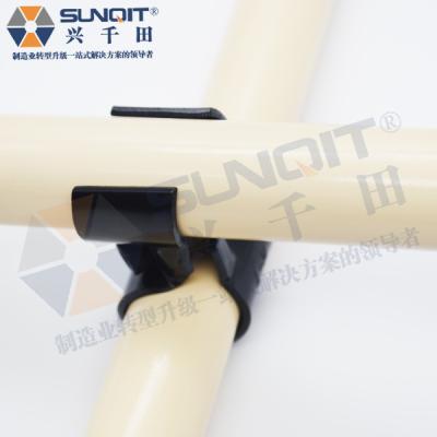 China High Durability Japanese Lean Pipe Metal Joint For Lean Drawing System Assemble for sale