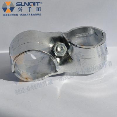 China Hot sale industry pipe metal joint pipe joint connector for worktable workbench rack system assemble for sale