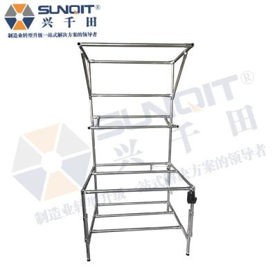 China Worktable SS PIPE SEAMLESS TP304 TP201 FOR RACK SYSTEM WORKTABLE ASSEMBLE ESD WORKBENCH WORK ASSEMBLE LINE for sale