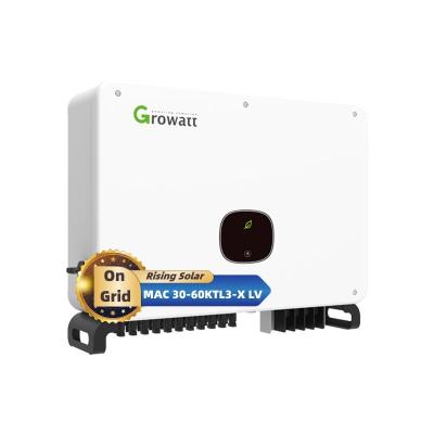 China On Grid Solar Sytem Price Growatt 60kw Inverter Price Growatt Rising Solar MAC 30-60KTL3-X BT Series On Grid Solar Power Inverter for sale