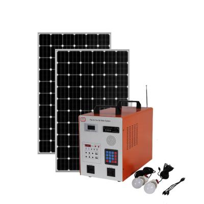 China Solar Jump Starter Rise Off Grid Kit Solar Power 500w Inverter Solar Panels 2.56kw Lithium Battery Pay Go Solar Home System for sale